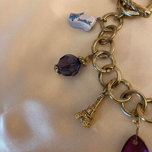 Vintage Travel Charm bracelet with assorted charms jewelry - Picture 7 of 8